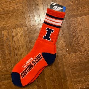 NWT University of Illinois Socks